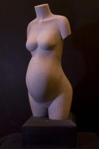 Sculpture 'Pregnant Torso 2', - commission